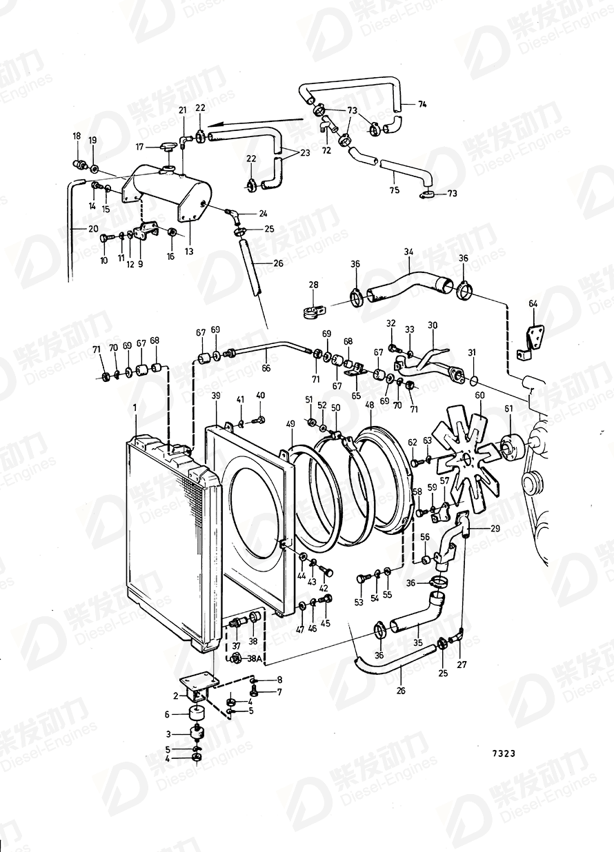 volvo penta Spacer sleeve 823495 Drawing volvo penta Spacer sleeve 823495 Drawing
